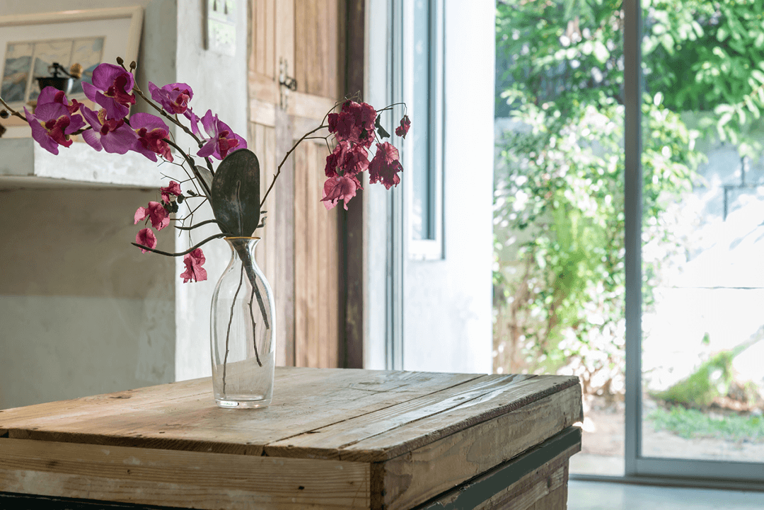 Orchid Flowers Table Plants Modern Style Decor House Home Houseplant Plant lover modern decor minimalism wood hard wood picture painting frame love